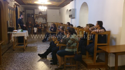 Στιγμιότυπο από την 1η ομιλία της νέας περιόδου τη Δευτέρα 7 Οκτωβρίου